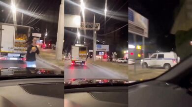 Pokus o krádež z otevřeného nákladního auta