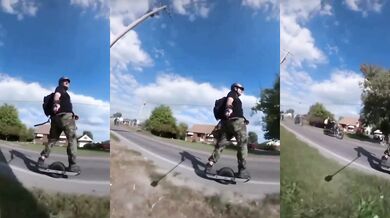 Agresivní motorkář