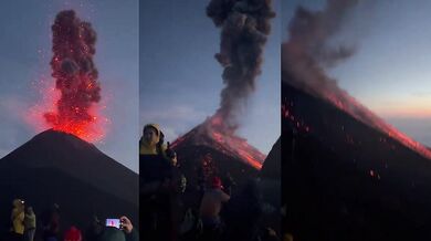 Erupce Ohnivé sopky