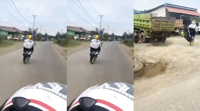 Frajírek na skútru