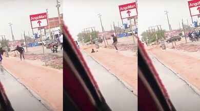 Přeskakování přívalové vody