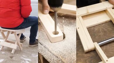 Výroba skládací stoličky