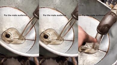 Olejová optická iluze