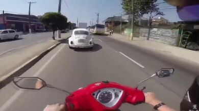 Nehoda na skútru #2