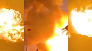 Výbuch ve skladišti s plynem