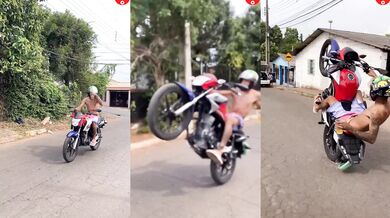 Frajírek na motorce #4