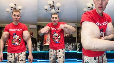 Ruský "kulturista" na syntholu