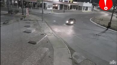 Kompilace nehod z jednoho kruhového objezdu