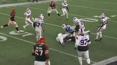 Srdeční příhoda při zápase amerického fotbalu