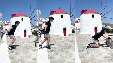 Salto vzad na úrovni země