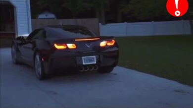 Půjčil své ženě Corvettu