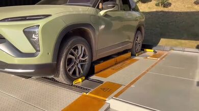 Stanice pro výměnu autobaterie