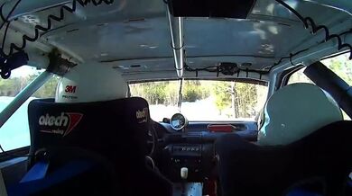 Kuriózní rallye nehoda