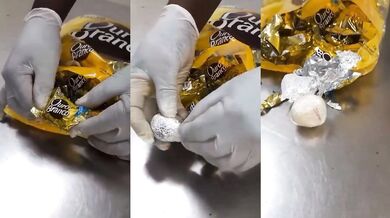 Drogy převlečené za čokoládu