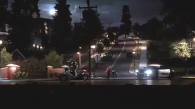 Policejní honička na divadelním jevišti