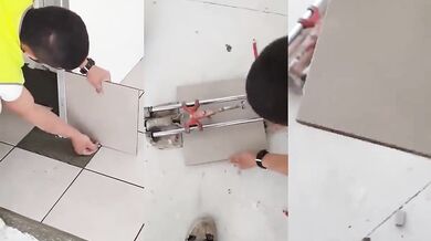 Přesné pokládání dlaždic