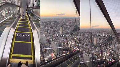 Eskalátor s panoramatickým výhledem