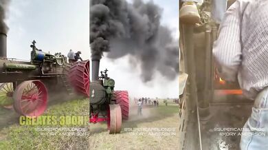 Největší parní traktor na světě