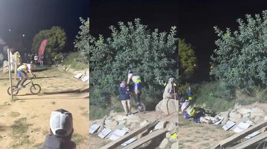 Nehoda při biketrialu