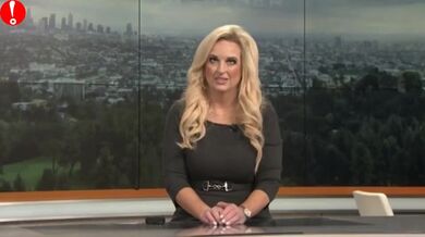 Omdlení meteoroložky během živého vysílání