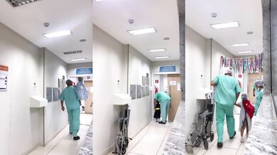 Chirurg před operací převlékl děti za superhrdiny