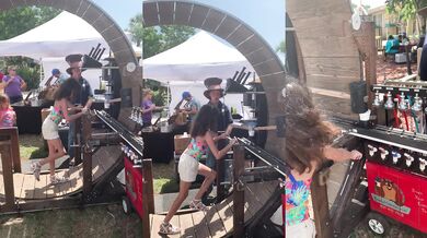 Mechanická výroba ledové tříště