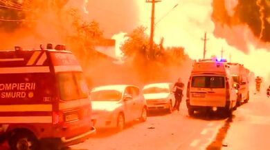 Výbuch LPG skladu v Rumunsku