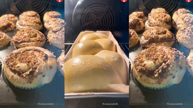 Pečení ve zrychleném záběru