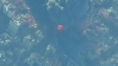 Letecký útok na podzemní tunely Hamásu