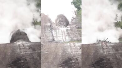 Odstřel starého potrubí