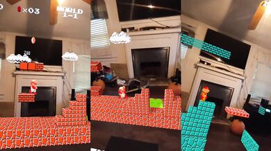 Super Mario ve virtuální realitě