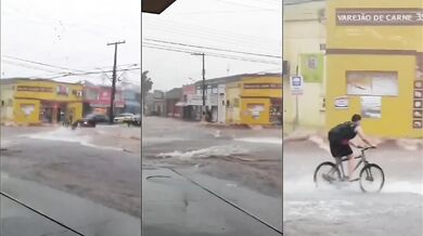 Cyklista vs. záplavy