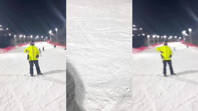 Bolestivá srážka na svahu