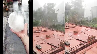 Kroupy abnormální velikosti