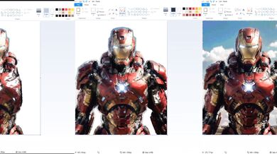 Iron Man v Malování