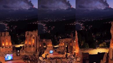 Erupce Etny na Sicílii