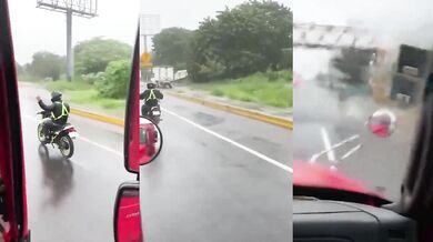 Karma pro motorkáře se vztyčeným prostředníčkem