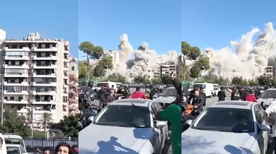 Izraelská raketa zasáhla budovu v Bejrútu