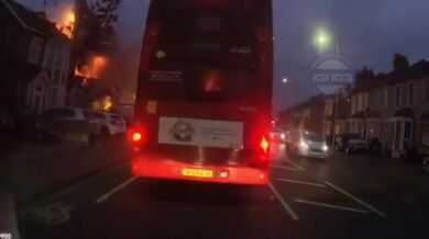 Výbuch domu ve východním Londýně