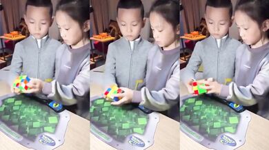 Skládání rubikovy kostky vyšší úrovně