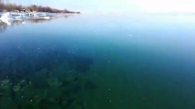 Dokonale zamrzlé jezero Bajkal