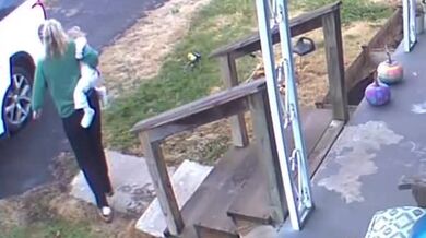 Uklouznutí na schodech