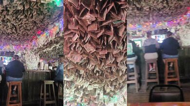 Loridský bar vyzdobený téměř dvěma miliony dolary v hotovosti