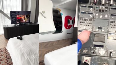 Originální hotelový pokoj