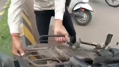 Nečekaná překážka na silnici