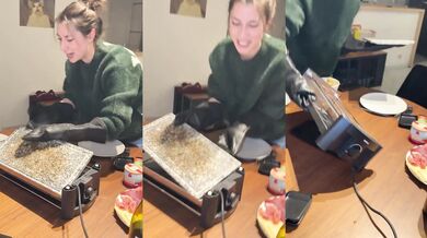 Nesprávné sestavení elektrického grilu