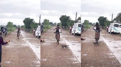 Dobré reflexy závodníka