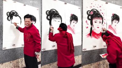 Výtvarné dovednosti se zavázanýma očima