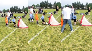 Malý talentovaný fotbalista