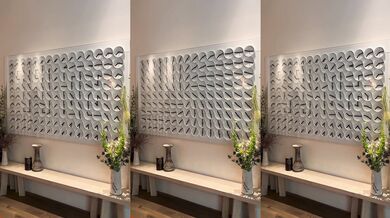 Působivé nástěnné hodiny